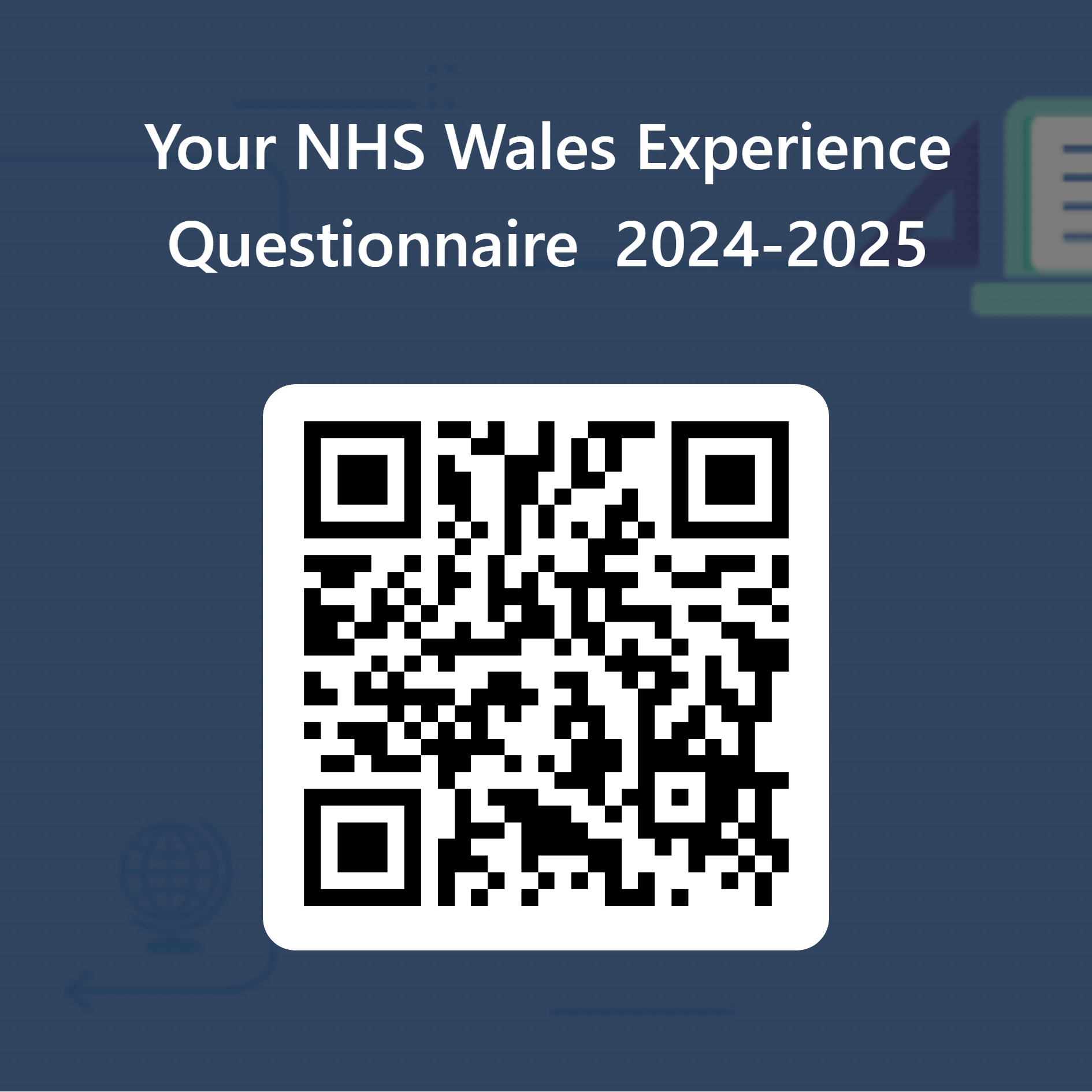 NHS Patient Experience Questionnaire / Holiadur Profiad Claf  GIG